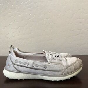 Skechers Womens Microburst Topnotch Walking Shoes Gray 23317 Memory Foam 11 M